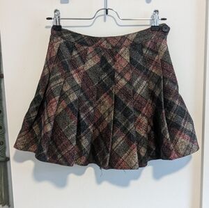 Mini Plaid Skirt